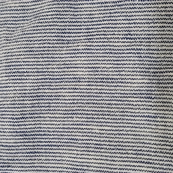 Weatherproof Vintage Striped Washable Linen Blend Top size Large - Picture 4 of 8